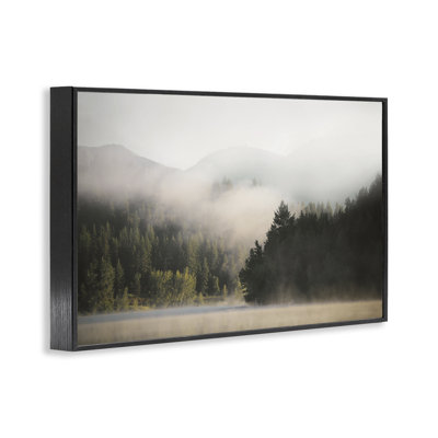  «Rolling Fog Woodland View», art de la giclée encadrée par Carol Robinson