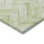 Tapis intérieur / extérieur en polyester abstrait tissé à la machine en vert-1565380482