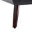 Jaqueze Upholstered Black Faux Leather Tufted Square Arm Accent chair-1368414297