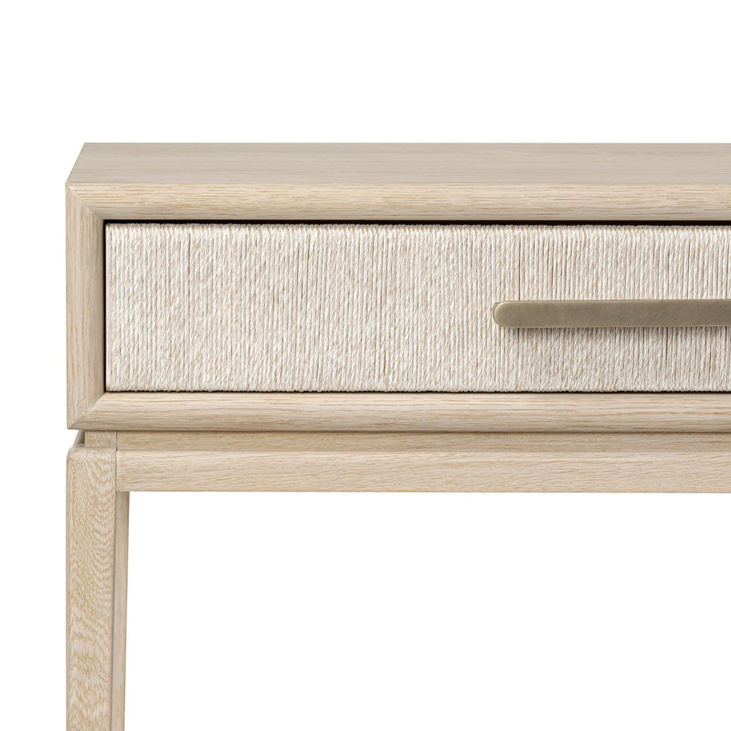 Rosenell Console Table-Natural Oak Veneer, Natural Oak Veneer