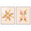 «Whimsical Floral Harmony», ensemble de décorations murales imprimées en acrylique encadrées par Art Remedy, cadre blanc, 20 x 24-1263045049-1263045053