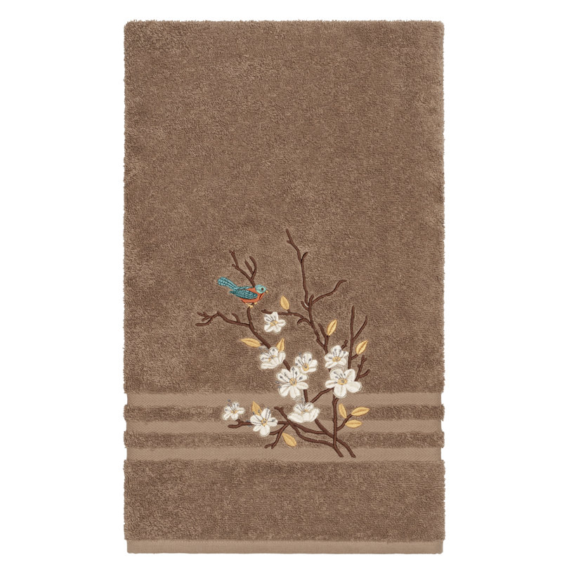 Spring Time Turkish Cotton Midweight Bath Towel, Latte