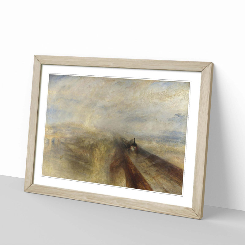 J.M.W. Turner - Single Picture Frame Painting, Oak