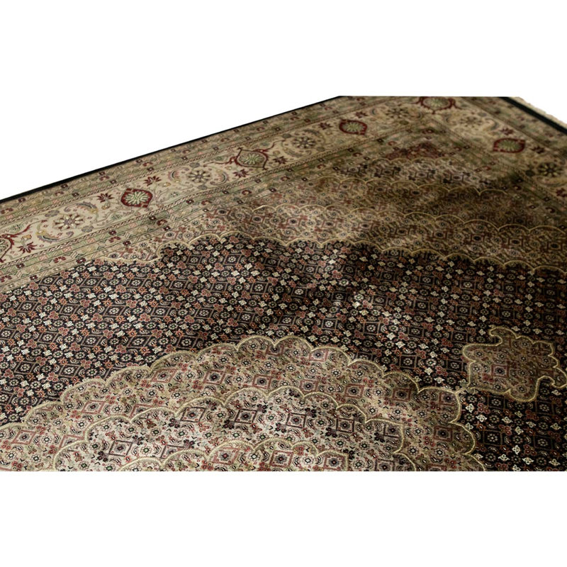 Tapis beige / brun de haute qualité
