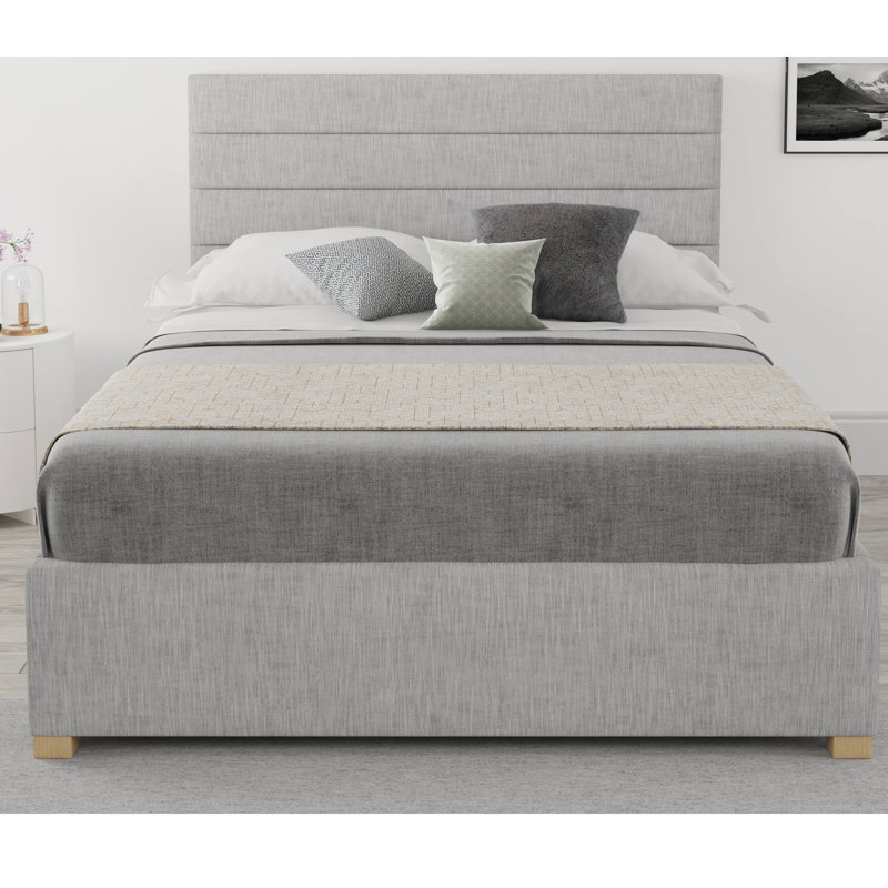 Tyson Upholstered Ottoman Storage Bed, Super King (6'), Eau De Nil