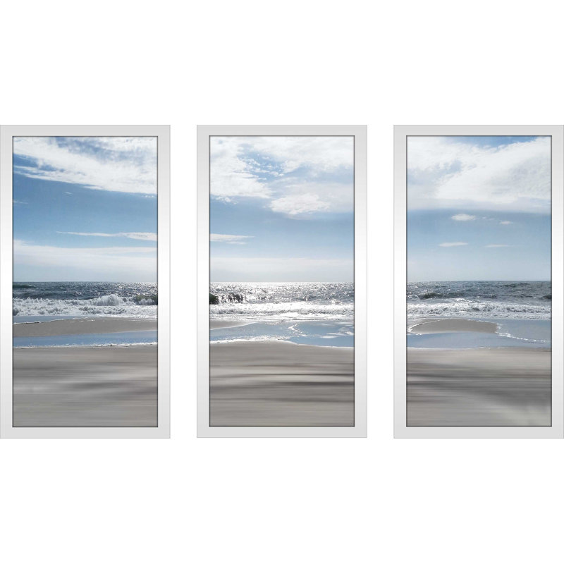 « beach bliss », reproduction de photo à multiples images, L 40,5 po x H 25,5 po x P 1 po