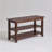 2-Tier Solid Wood Shoe Bench, Entryway Storage