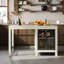 Table de bar à vin avec rangement de 63 po