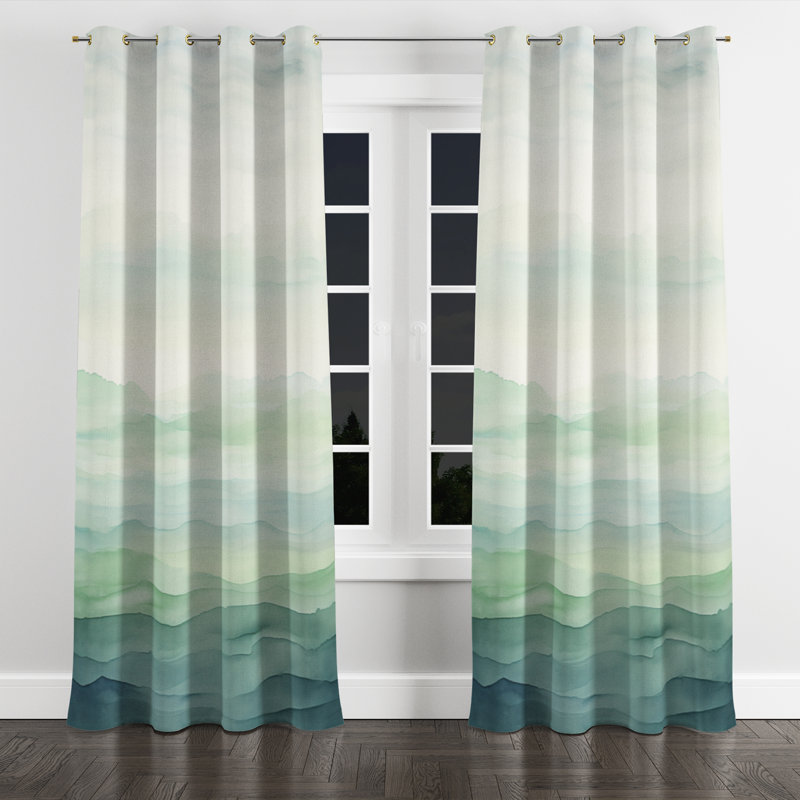 Kellner - Rideau obscurcissant avec œillets Minimalisme - 1 panneau, L 52 po x L 95 po, Œillets dorés