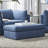 Yorba Enda Living Room Fabric Ottoman-2030010921