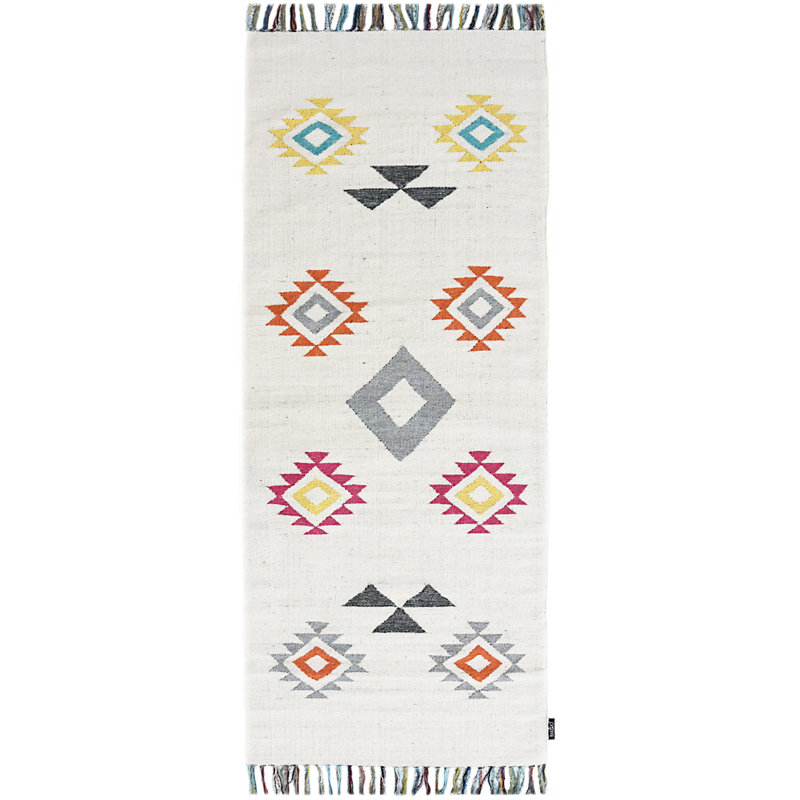 Country Southwestern Hand Woven Area Rug, Runner 60 x 200cm