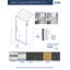 Kinkade 30.75" - 31.25" W x 72" H Hinged Frameless Shower Door-30103071