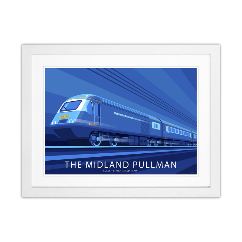 Hst Pulman by Stephen Millership - Print on Canvas, 34cm H x 46cm W x 3cm D, White Framed Paper
