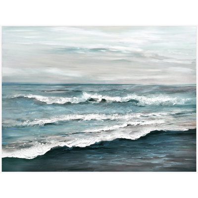 Endless Ocean Ripples Canvas Wall Art