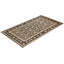 Tapis unique noué à la main Gopesh Eclectic - noir, 7 pi 10 po x 14 pi 4 po