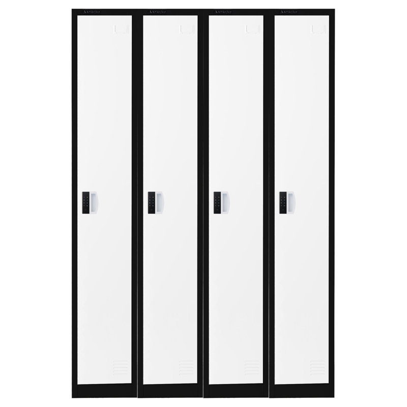 Casier 72 po x 12 po x 12 po à une porte en acier à une porte avec serrure numérique - Rangement pour employés, étudiants, salle de sport, lieu de travail