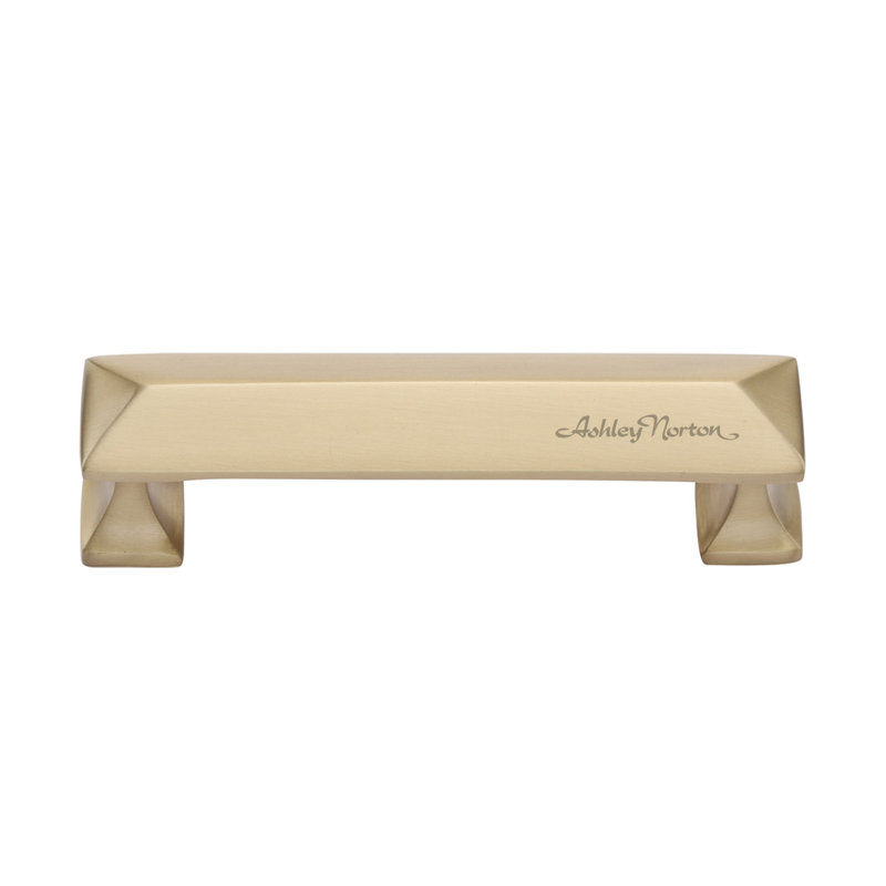 Satin Brass 4.375" Solid Brass Cabinet Bar Pull