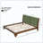 Platform Bed Frame With Headboard Included Mid Century Modern Style