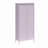 Luna Tall 2-Door Accent Cabinet With Fluted Glass