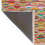 Tapis décoratif moderne multicolore à motifs géométriques clairs-110025580