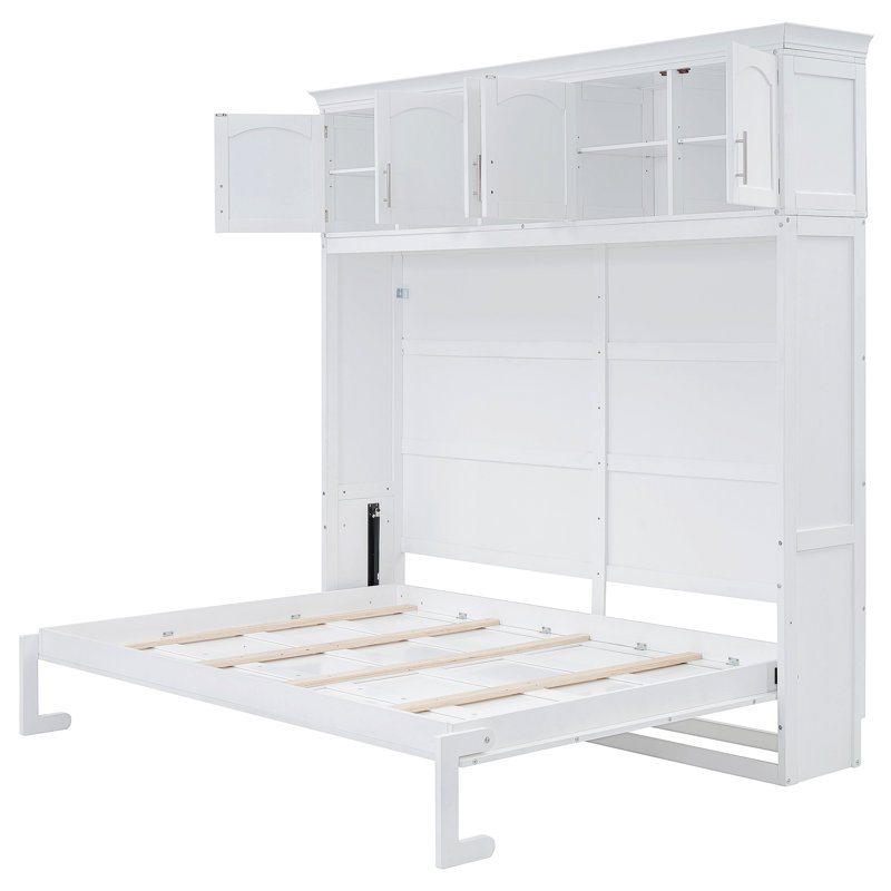 Murphy Bed Wall Bed With Top Cabinets