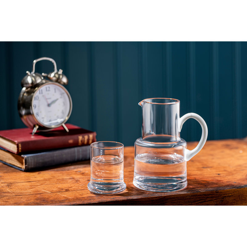 Carafe de nuit en verre chevet Deyoung, H 7 po x l 4 po x P 4 po