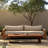 Nathanson 106'' Wide Straight Teak Patio Sofa with Cushions