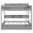 Astha Wood Bunk Bed with Trundle & Built-In Storage Shelves-125006263-125006266