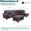Canapé modulaire en cuir 3 pièces Amielia-1762520506-1762520504-1762520455
