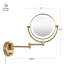 Miroir de maquillage lumineux grossissant Bertwalda-903098593