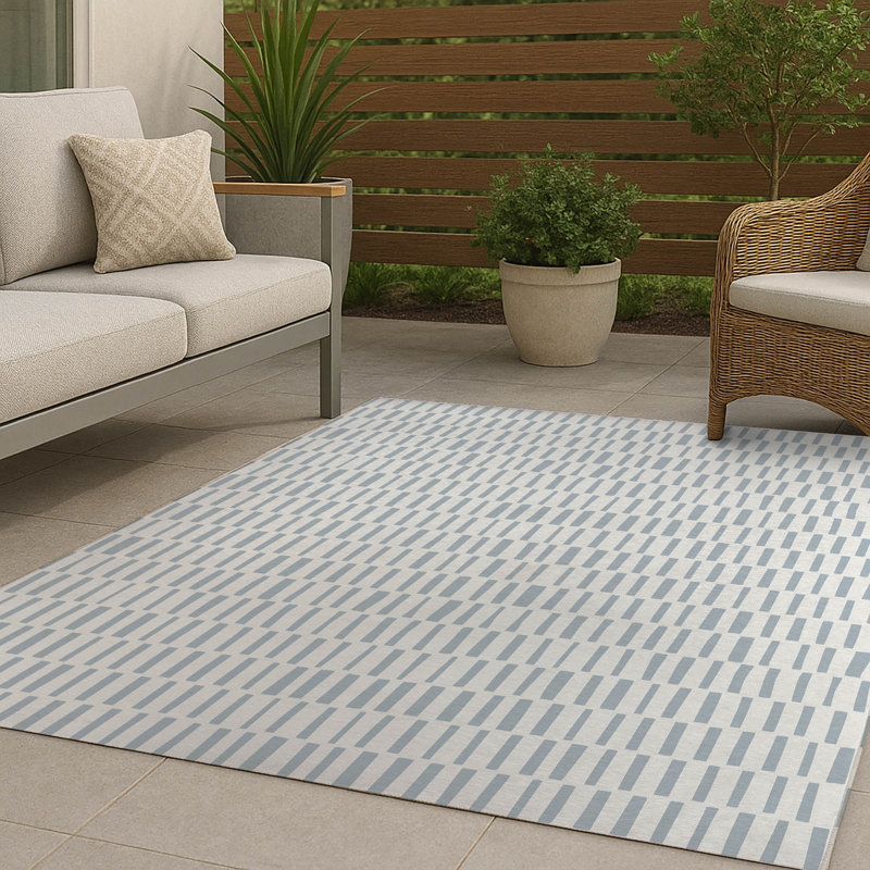 Tapis d'extérieur antidérapant Flat Attack, Rectangulaire 8 pi x 10 pi