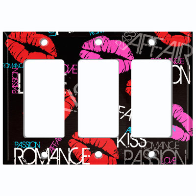 3 - Gang Rocker Standard Wall Plate