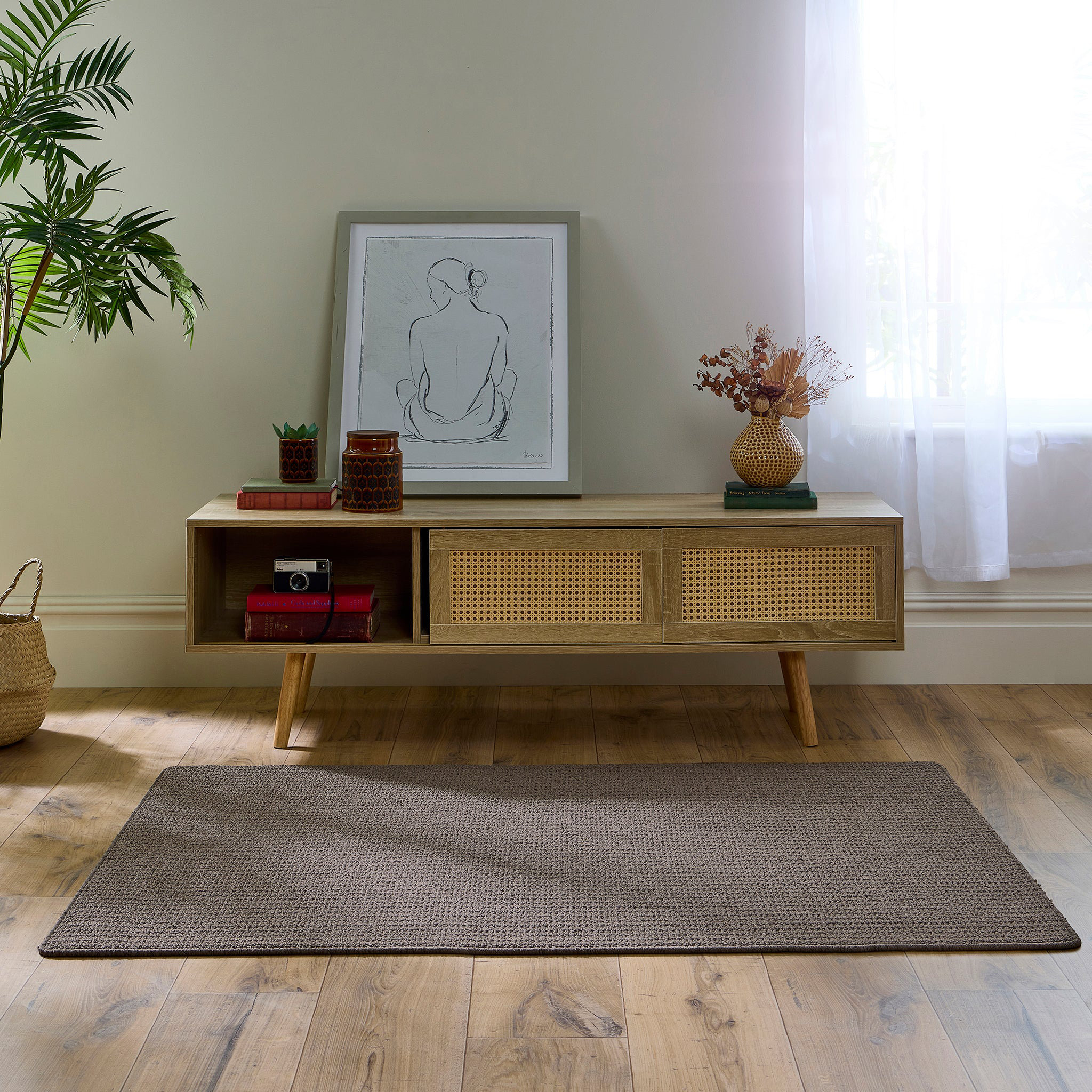 Waffle Rug My Mat Sculptured Washable Waffle Texture Mink Rug | Wayfair.co.uk