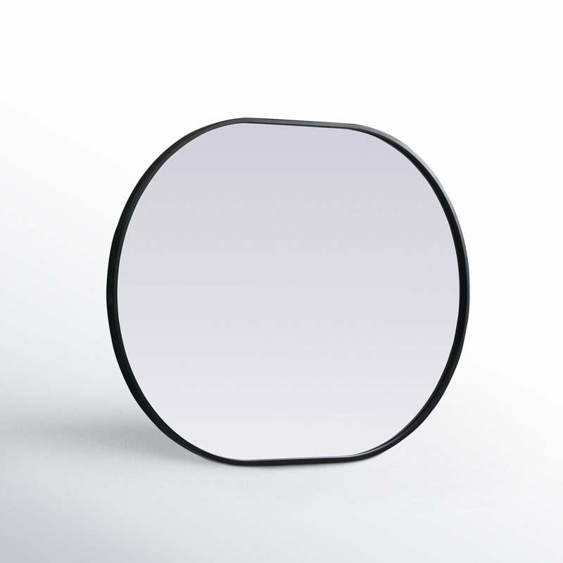 Miroir mural Sabine, Noir, 36 po x 27 po