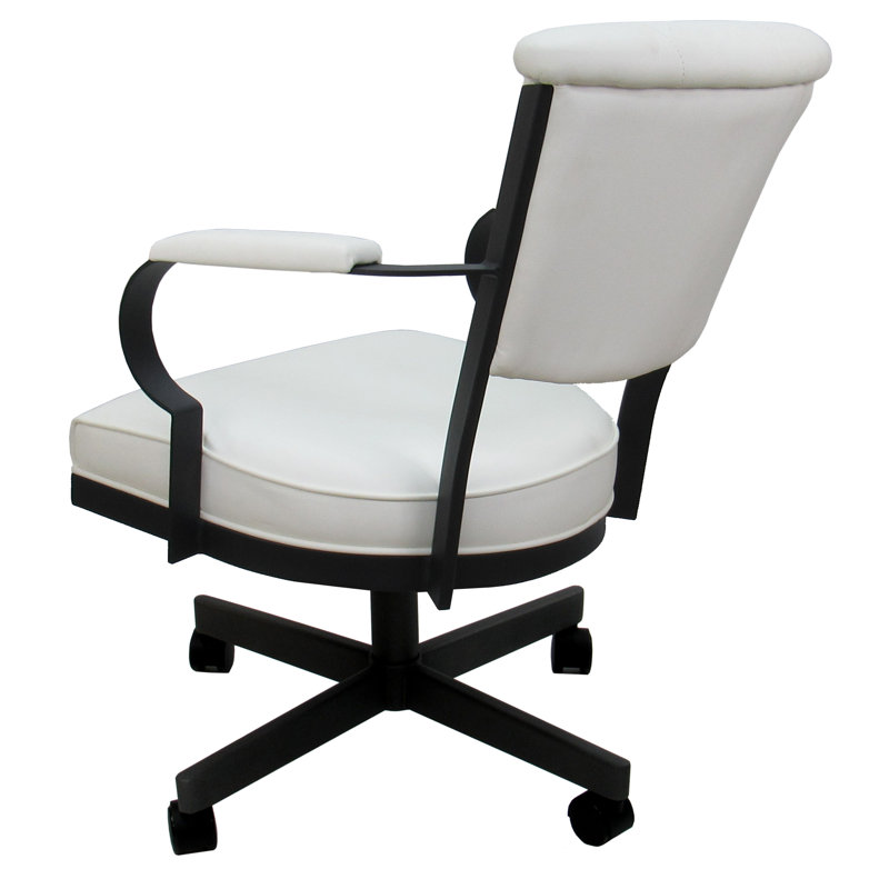 Fauteuil de conférence, Noir, Blanc