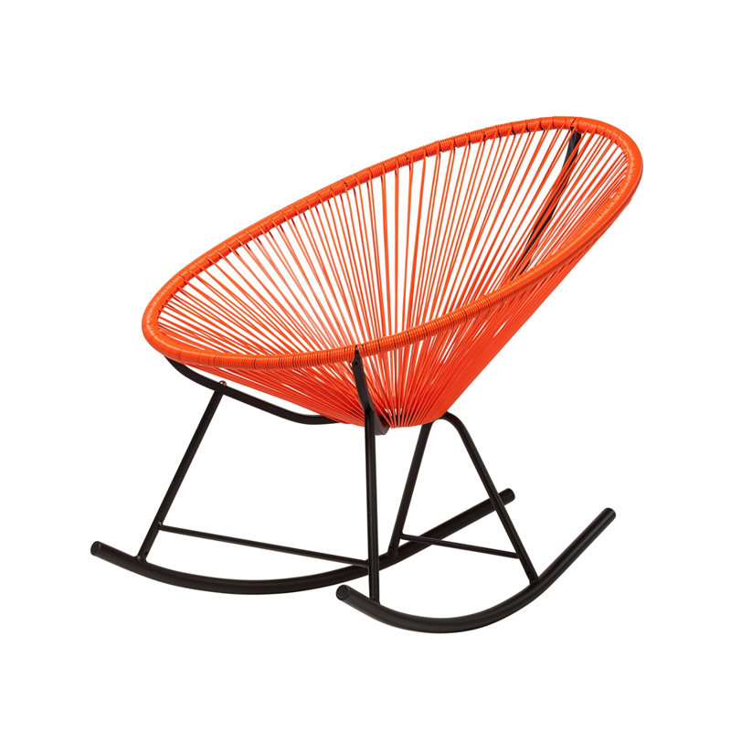 Fauteuil à bascule à bascule Meyerwood, Orange