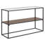 Dedrik 122cm Glass Top Console Table