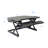  32 in. White Height Adjustable Standing Desk Converter with Anti Fatigue Mat and Dual Monitor Riser Platform-717444857
