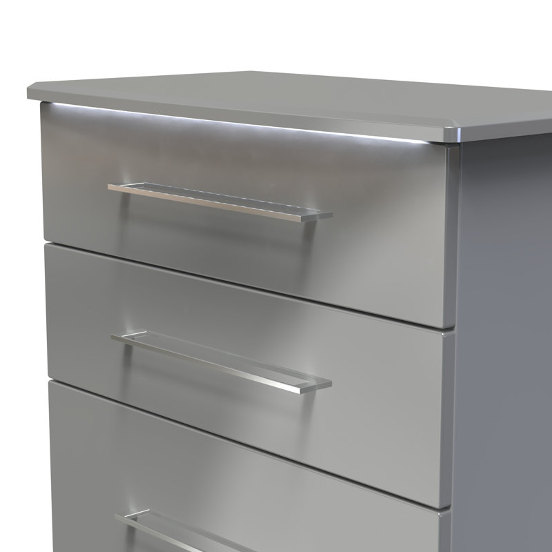 Rudolfina 77 cm W Chest of 4 Drawers