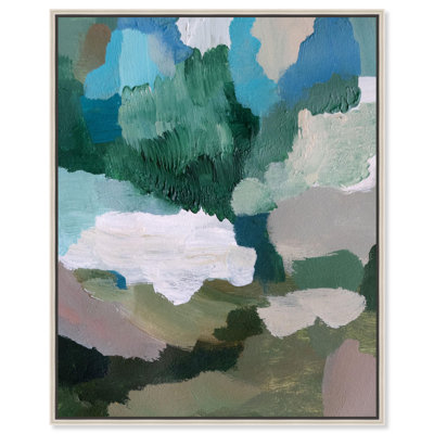 "Meadow Walks", reproduction sur toile par Art Remedy, cadre argenté, 30 x 36