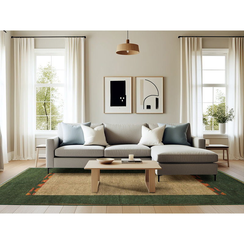 Abstract Indoor Rug, Rectangle 6' x 9'