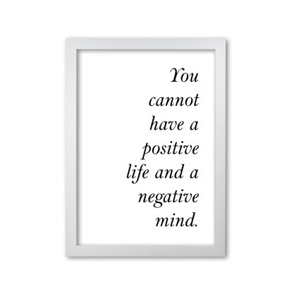 Positive Life, Negative Mind - Print