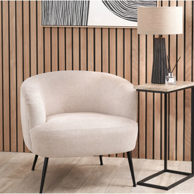 Stockville Upholstered Chenille Club Chair