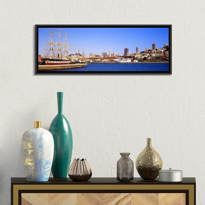 «San Francisco California», reproduction de photo sur toile, H 12 po x l 36 po x P 1,5 po, Toile tendue