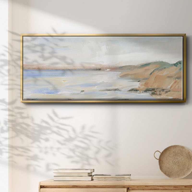 Shoreline Study II- Framed Canvas