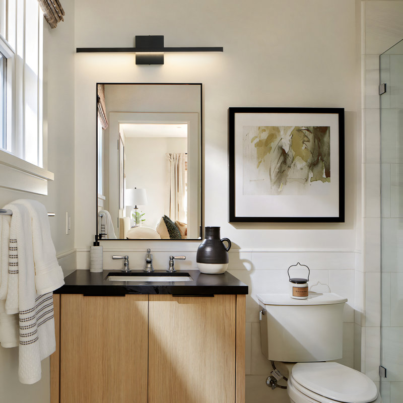  Trudy 24'' Dimmable LED Vanity Light, Matte Black