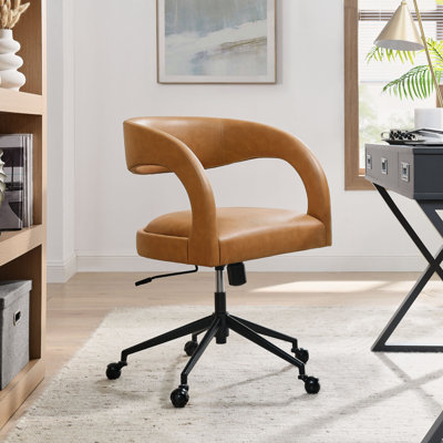 Chaise de bureau en cuir Pinnacle