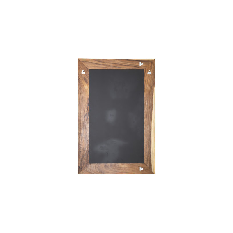 Geometry Wood Mirror, 60" H x 39" W x 2" D, Gray/Black