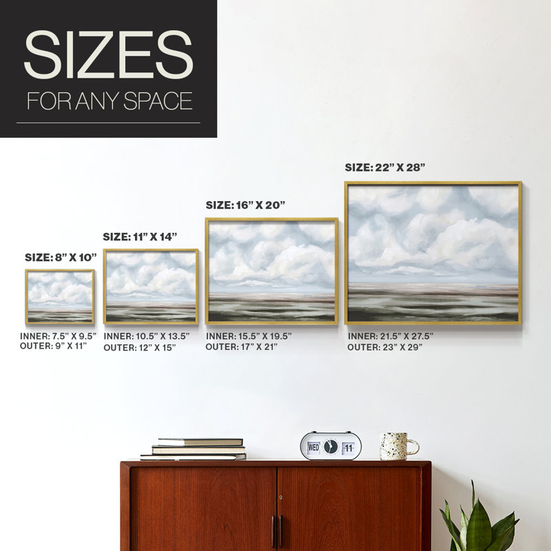 Diluted Plains III -Framed Print - Restickable