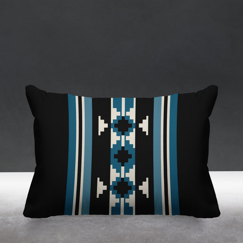 Coussin intérieur / extérieur Sakari, Turquoise